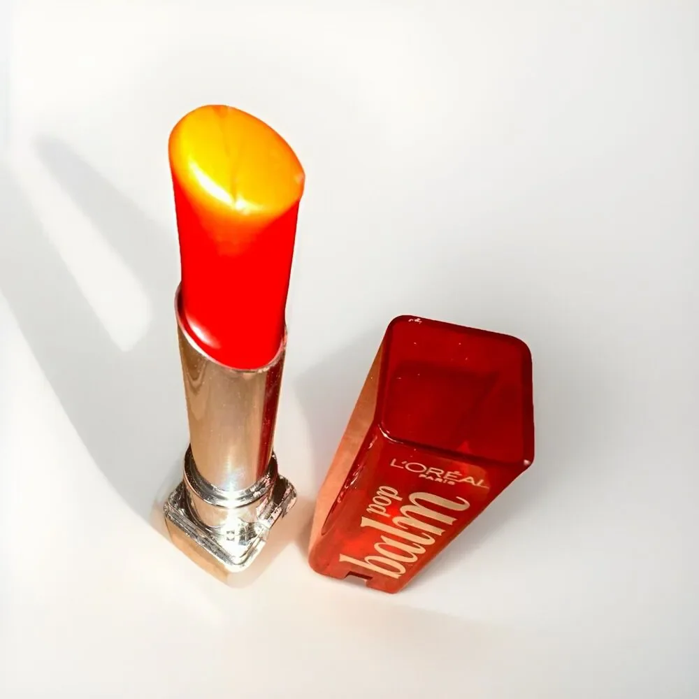 L'Oreal Colour Riche Pop Balm Lipstick Fiery Red 430- Discontinued NOS Y2k Glam